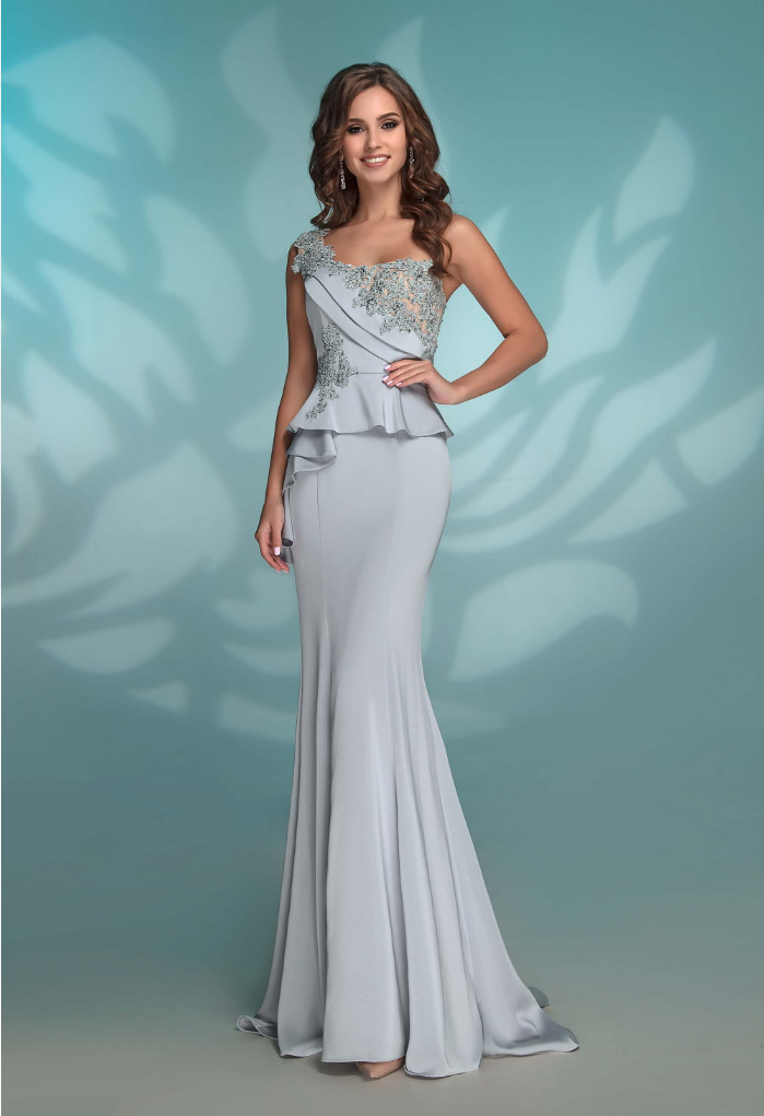 1-Вечернее платье Арт. 51933-silver