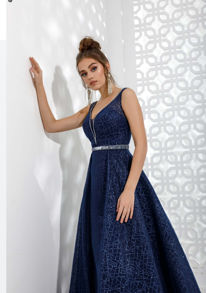 Вечернее платье Арт. 3244D-NAVY