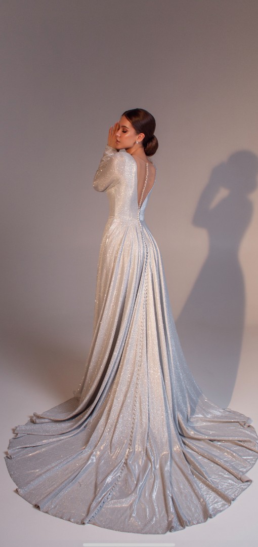 Вечернее платье Арт. 32109-silver