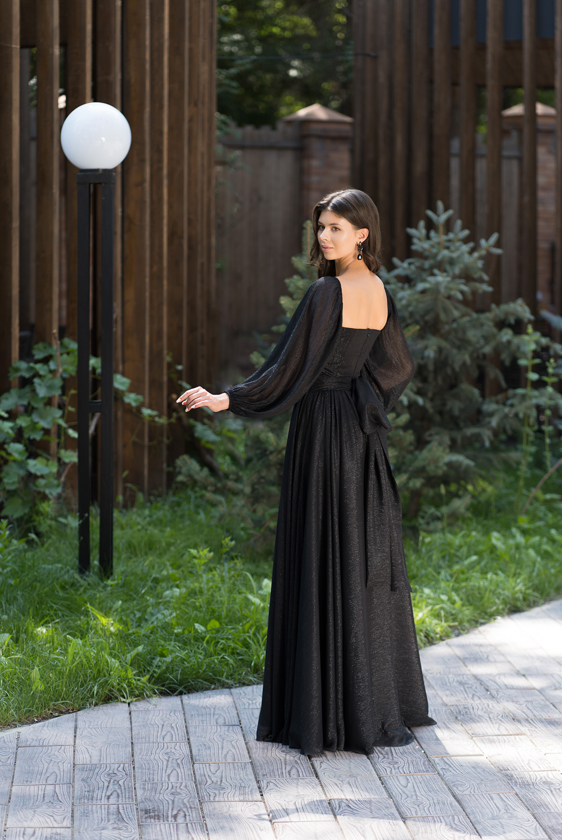 Вечернее платье 255-07-black