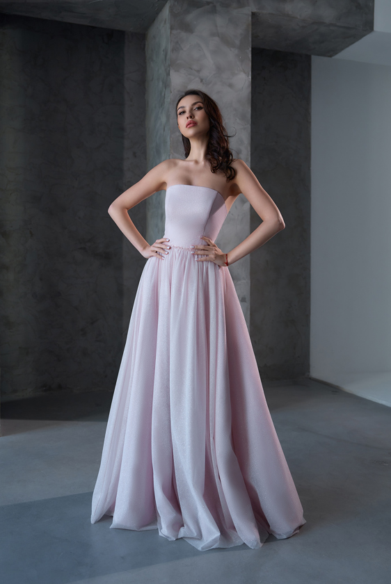 Вечернее платье 367-06-pink