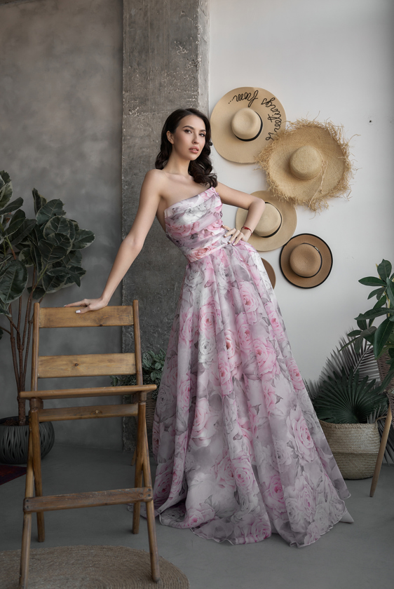 Вечернее платье 369-01-rose