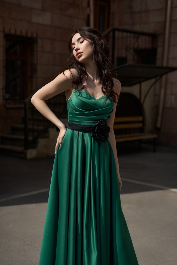Вечернее платье 391-04-green