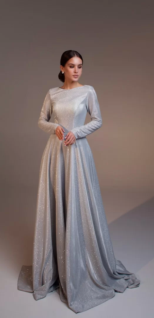 Вечернее платье Арт. 32109-silver