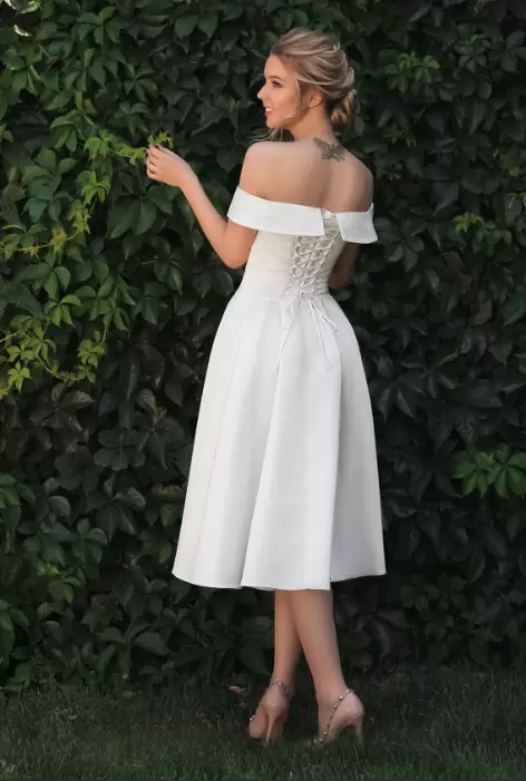 1-Свадебное платье Zarina midi -71-30-1