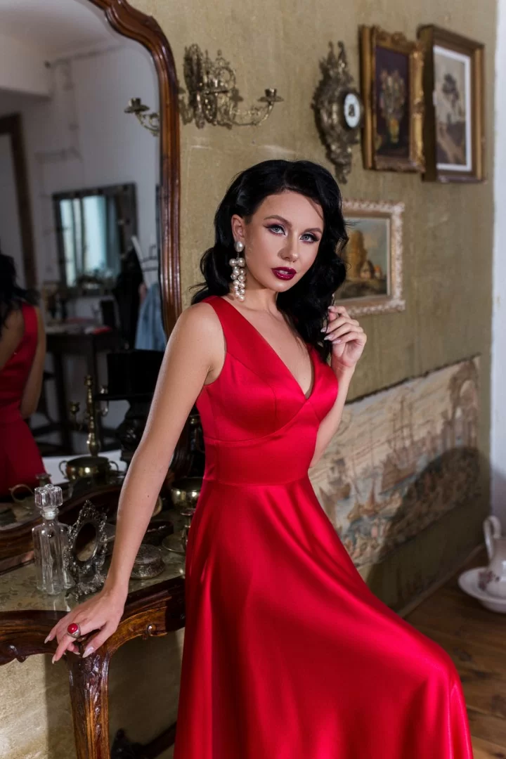 Вечернее платье Арт. 601-red