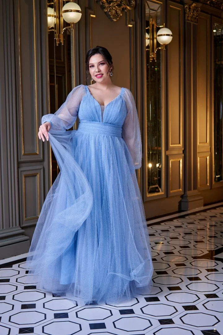 1-Вечернее платье 309-10-xl-blue