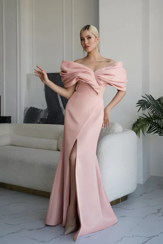 Вечернее платье 453-09-pink